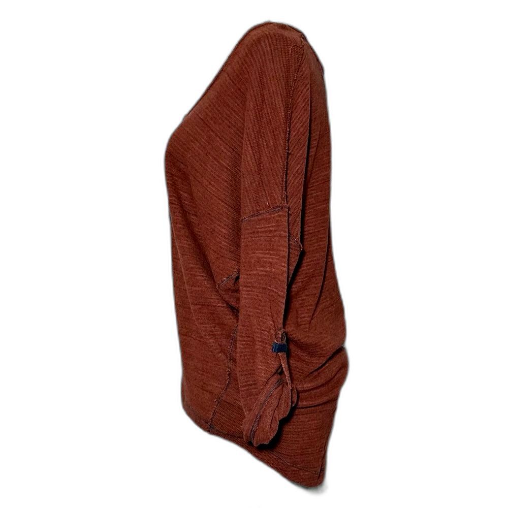 🌟 We The Free Dolman Roll Tab Sleeve Henley Top - Picture 2 of 7